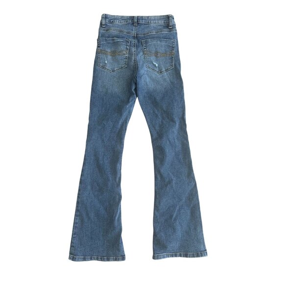 INDIGO REIGN High Rise Flare Leg Jeans Size 26 - Picture 6 of 7